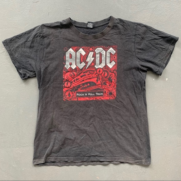 ACDC Other - AC/DC Rock N Roll Train Aust Tour T-shirt 2009
